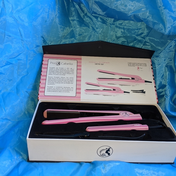 Pro Cabello Dual Hair Straightener Set NWT NEVER U - Picture 3 of 8